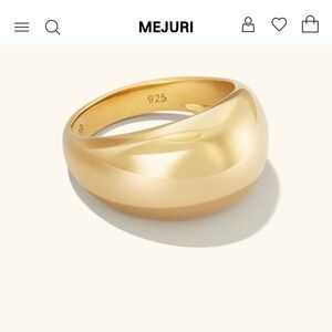 Mejuri Gold Dome Ring